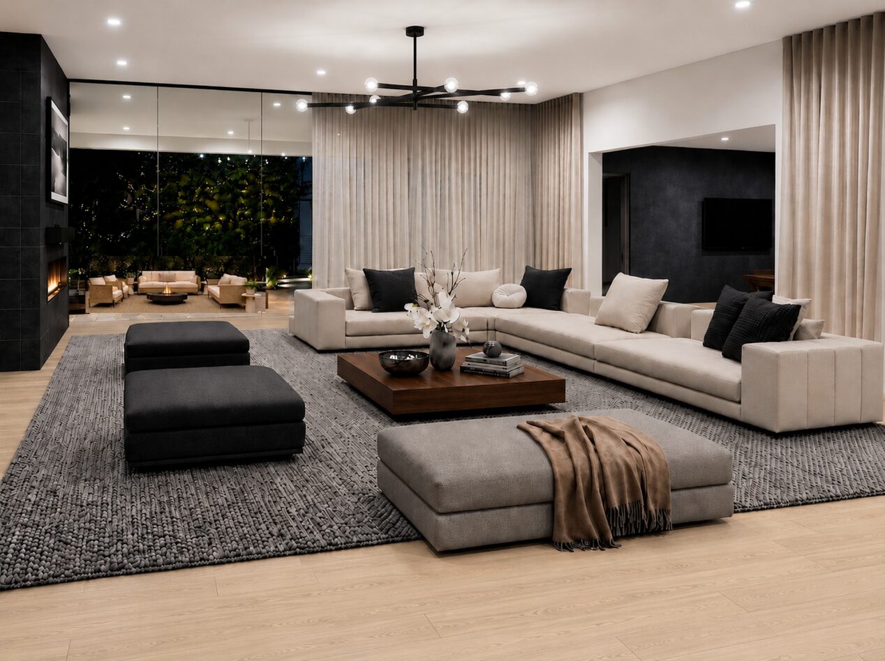 Texas lounge, staged