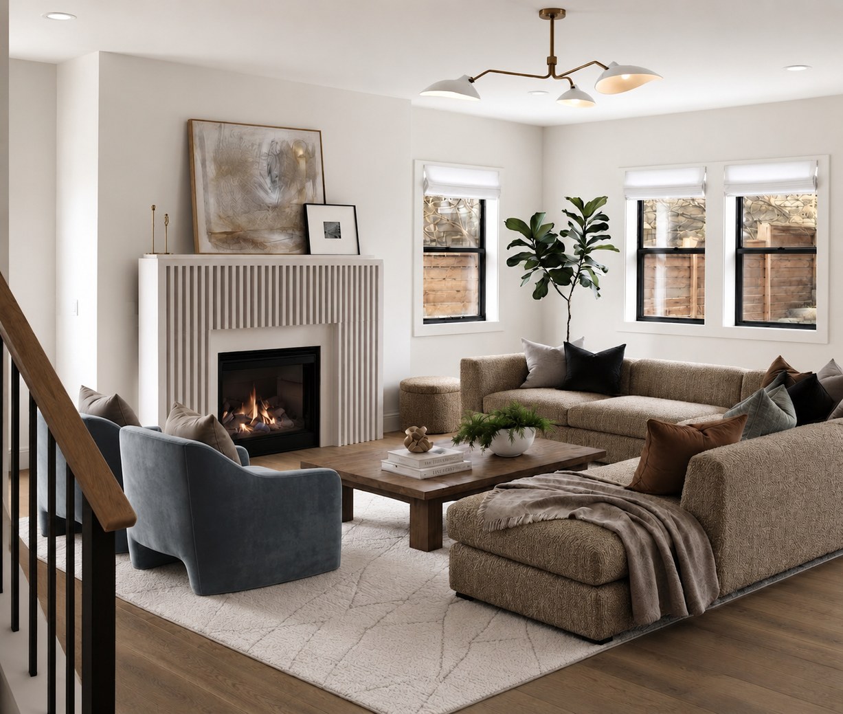 Luxury spec home, interior design and furnishing