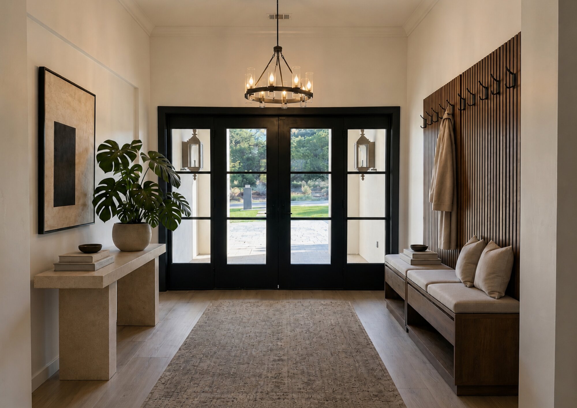 Texas residence staged view