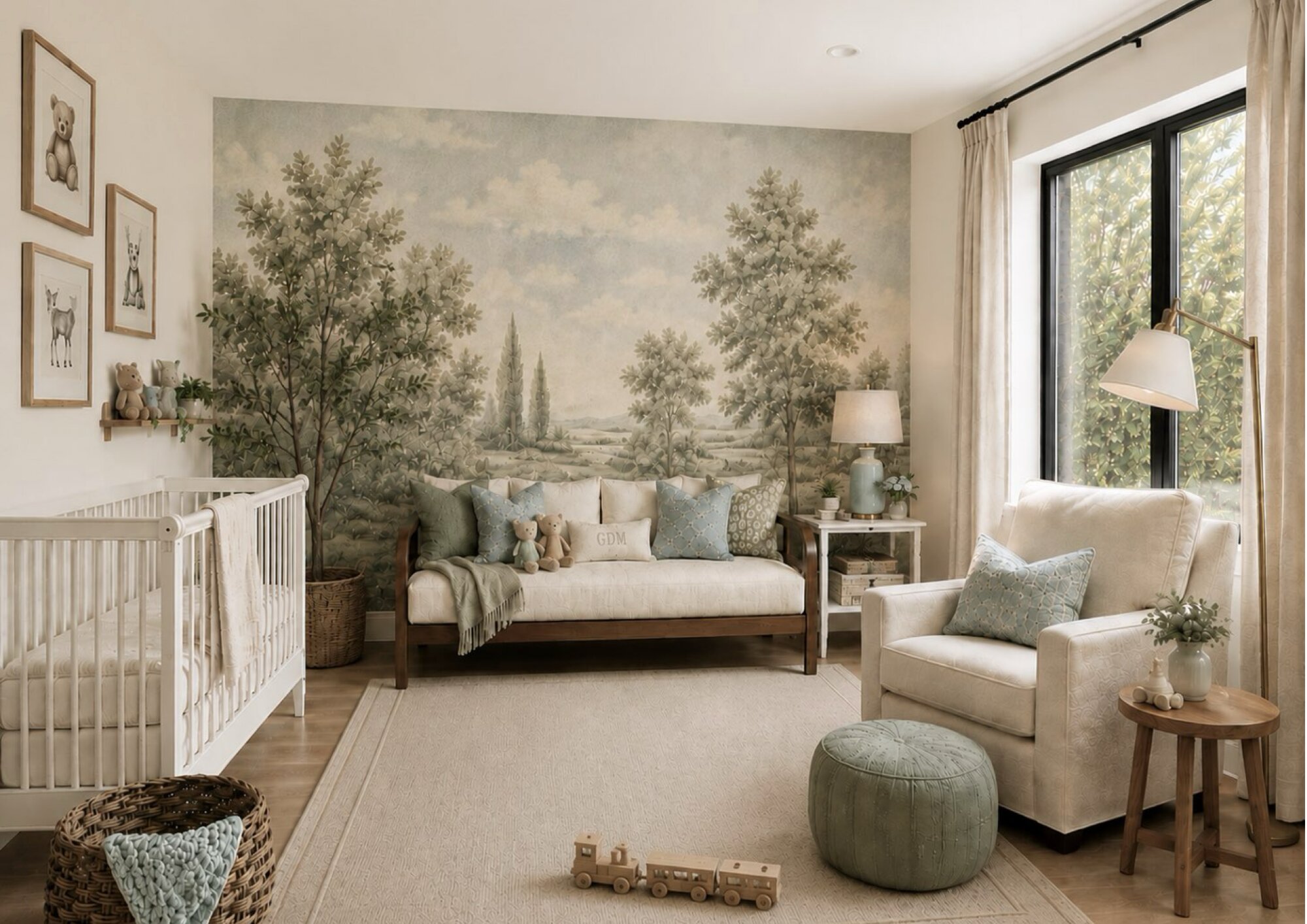 Texas residence staged view